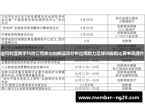 迪玛利亚携手科技公司推出创新运动分析应用助力足球训练和比赛表现提升 迪玛利亚携手科技公司推出创新运动分析应用助力足球训练和比赛表现提升